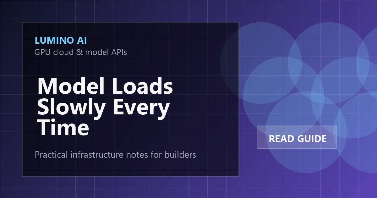 Your GPU Is Fine. Your CUDA Stack Is What Broke. | Lumino AI